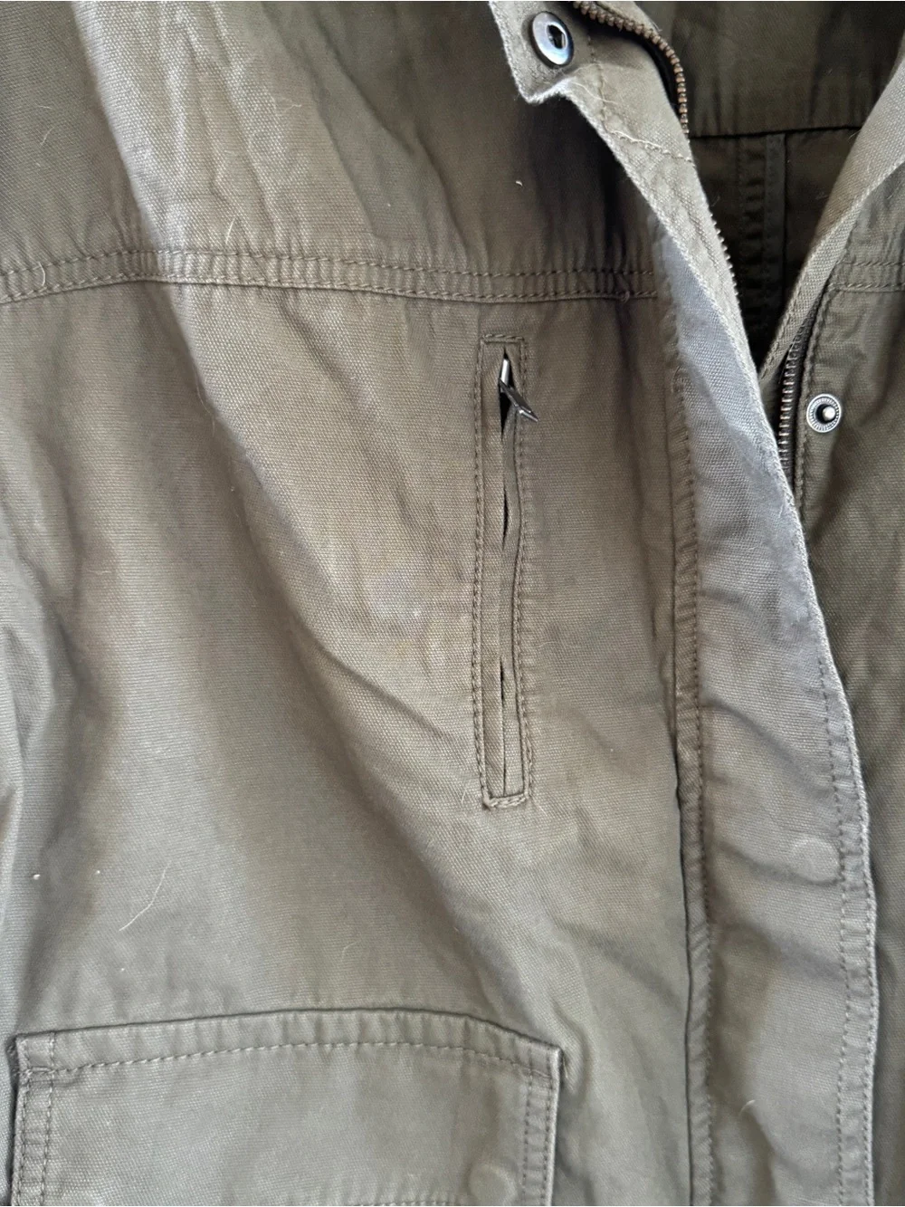 Banana Republic Olive Green Military-Style Jacket